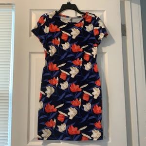 Floral bodycon fit dress